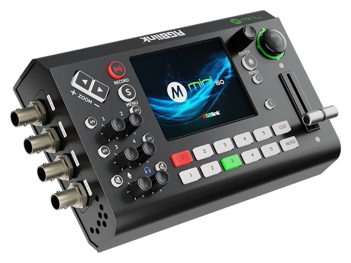 Four channels of HDMI or SDI