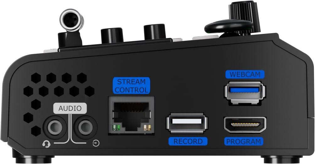Connectors on the side