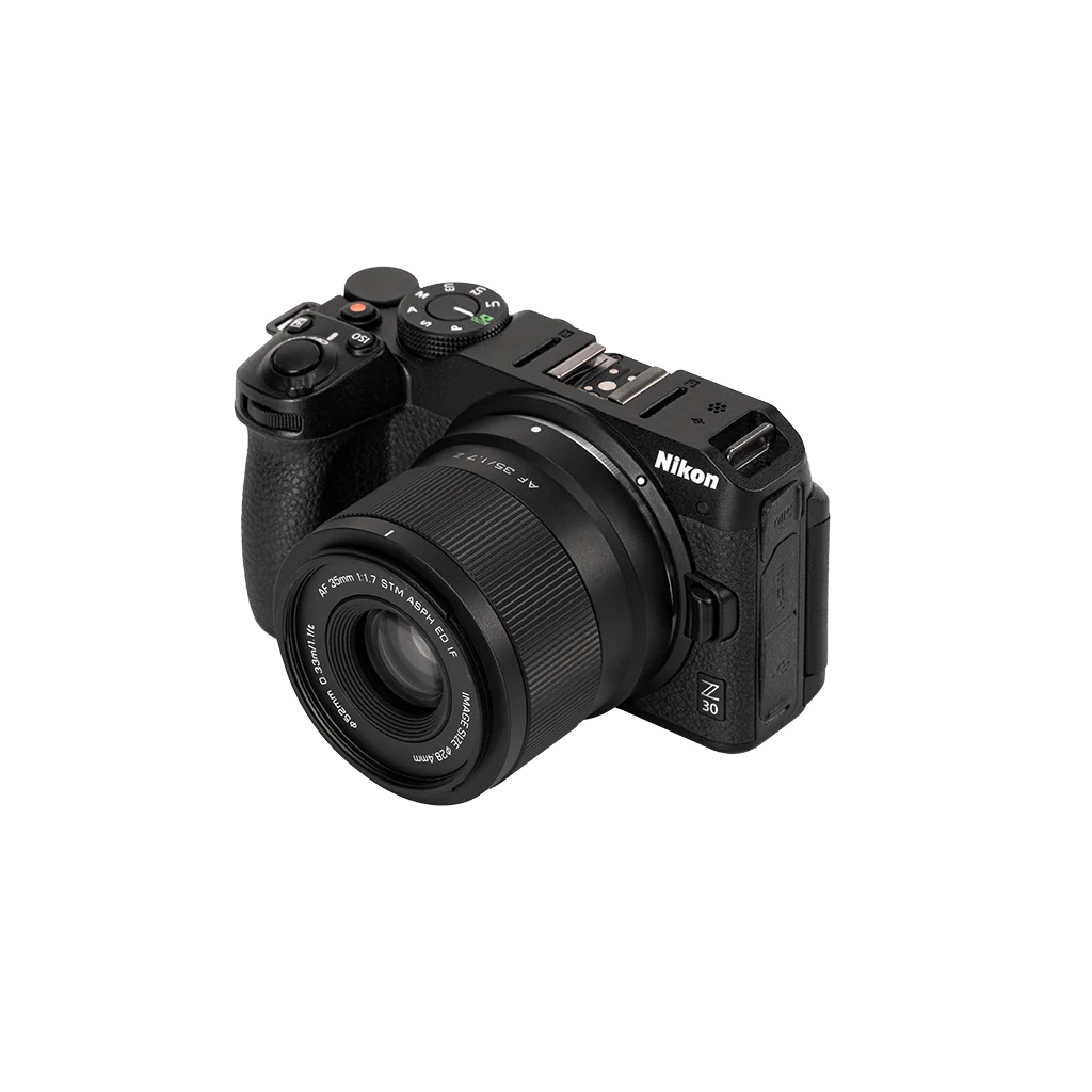 Viltrox 35mm F1.7 Air mounted on a Nikon Z camera