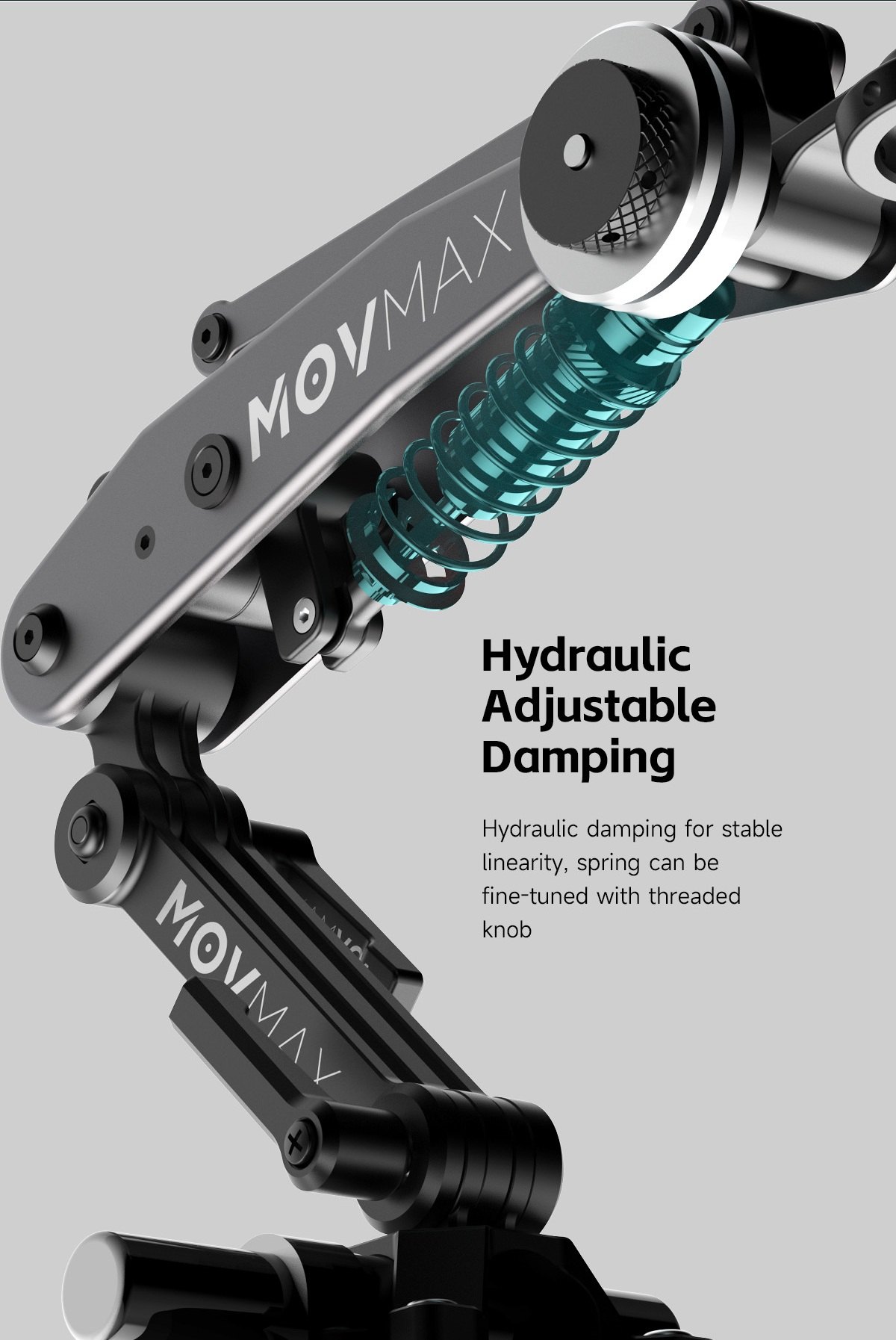 Adjustable hydraulic damping