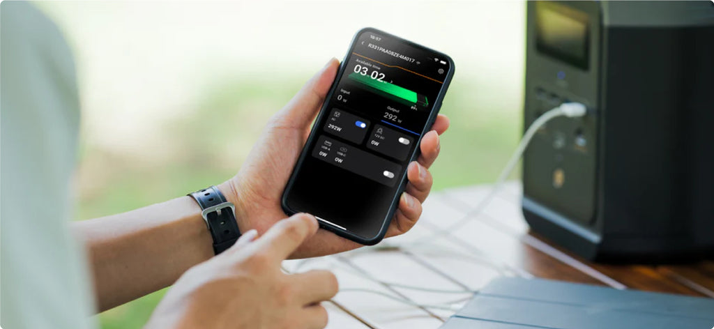 Mobilní aplikace EcoFlow.