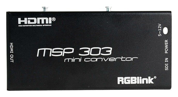 SDI in, HDMI out