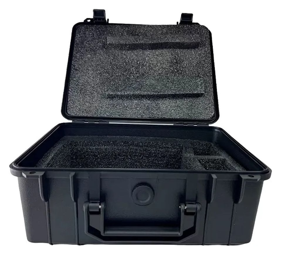 Case for two PTZ cameras with tally