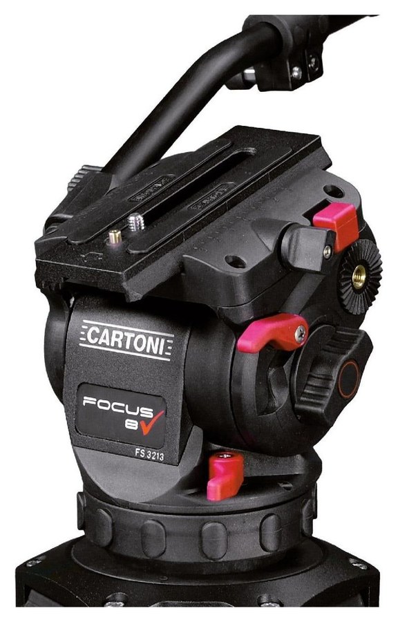 Cartoni Focus 8 – Sliding plate and locks