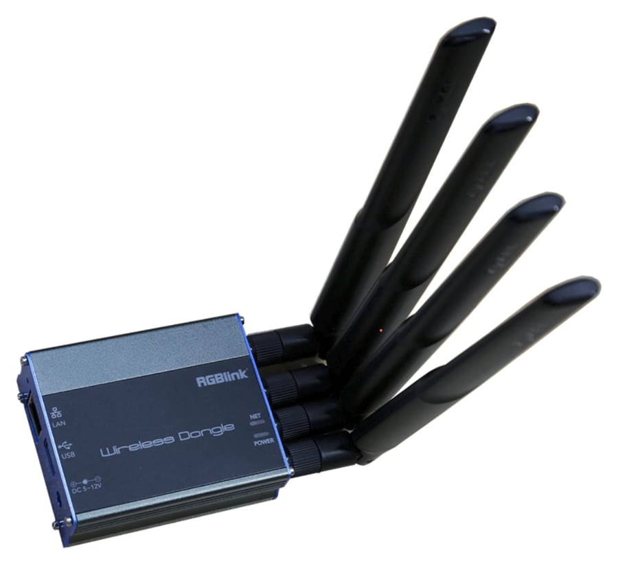 5G wireless dongle with LAN and USB ports