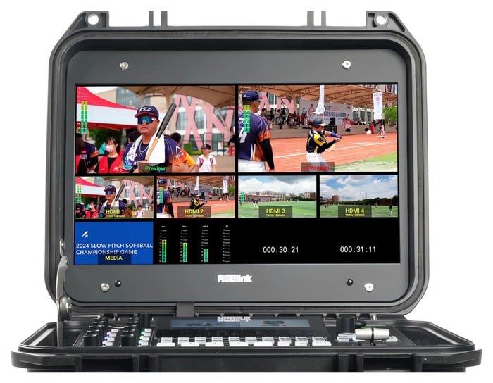 Two displays in one case