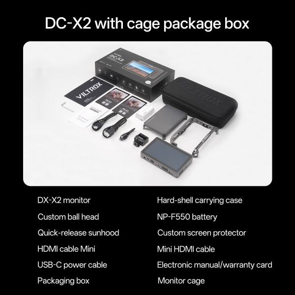 Viltrox DC-X2 KIT image monitoring