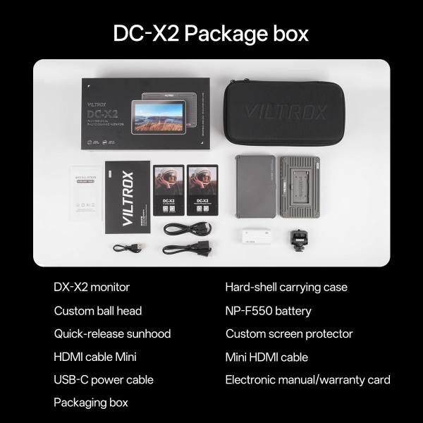 Viltrox DC-X2 KIT camera workflow