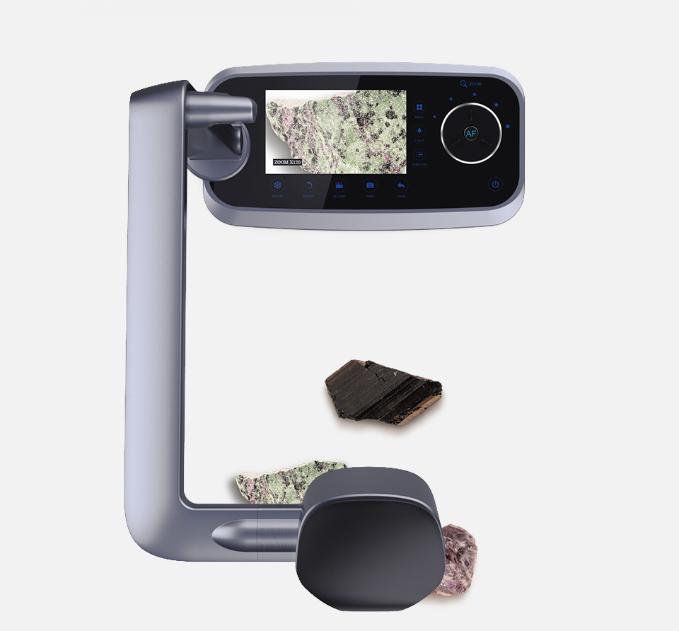 Joyusing V1XS 5-inch preview screen and rotary zoom control