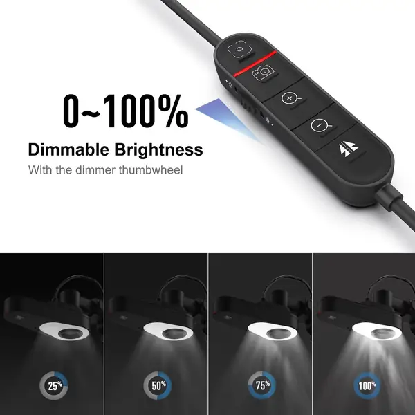 Joyusing V600 controller and adjustable LED brightness