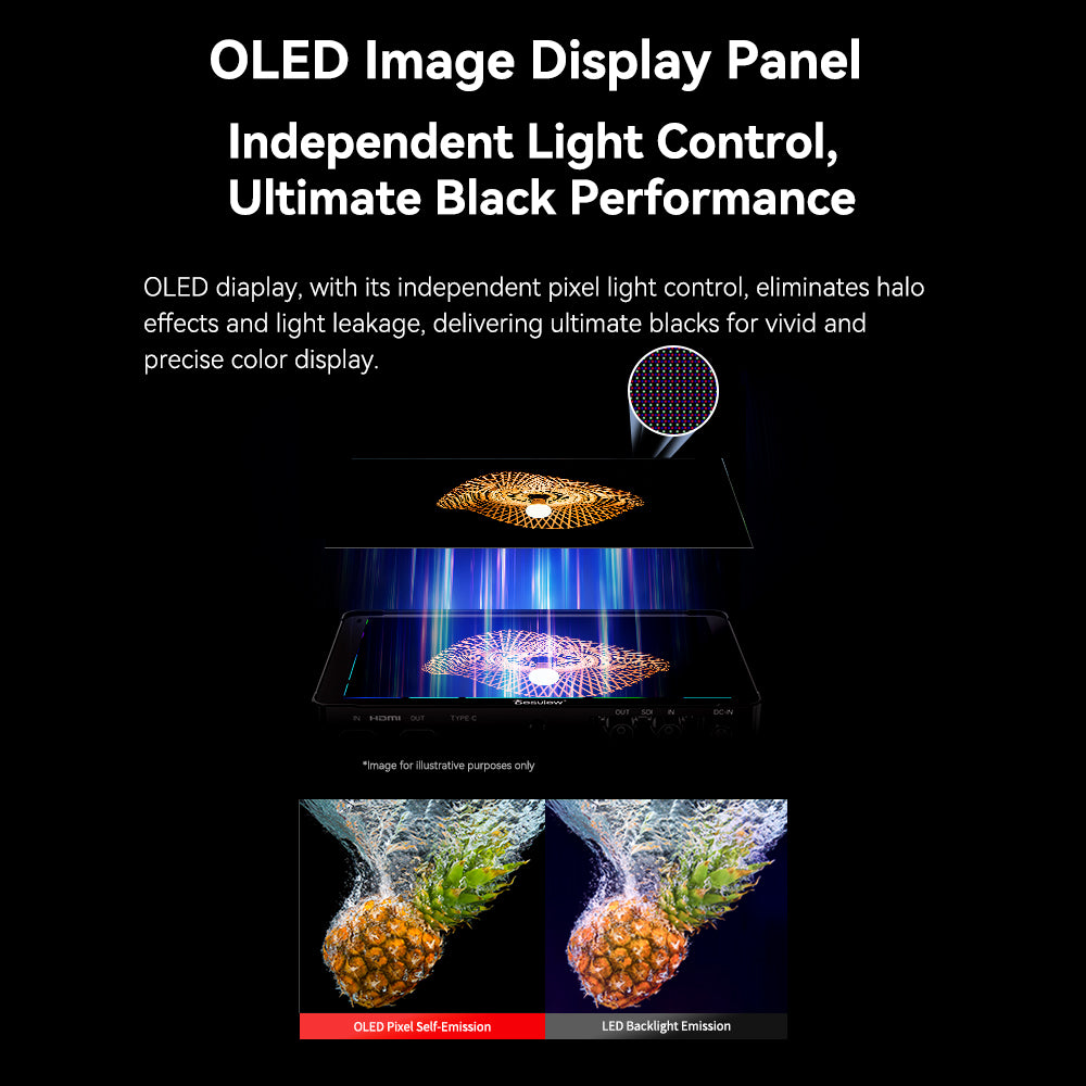 Desview OL7S – OLED display: true black