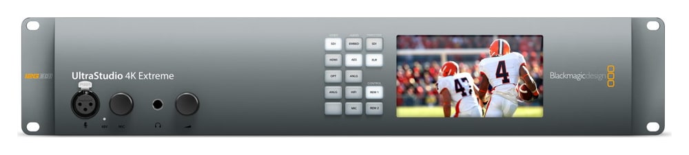 Blackmagic Design UltraStudio 4K Extreme 3 – Front panel with LCD and buttons