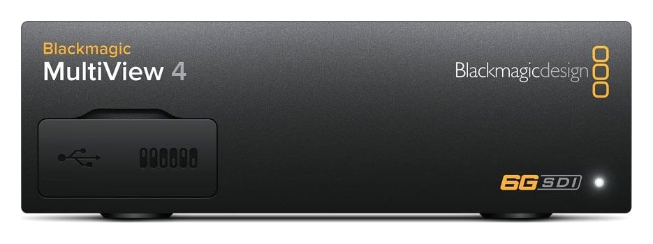 Blackmagic MultiView 4 – Compact chassis and PoE+ backup power