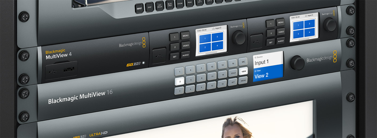 Compact one-third rack width