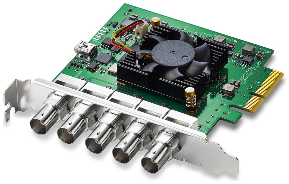 DeckLink Duo 2 – Five BNC connectors
