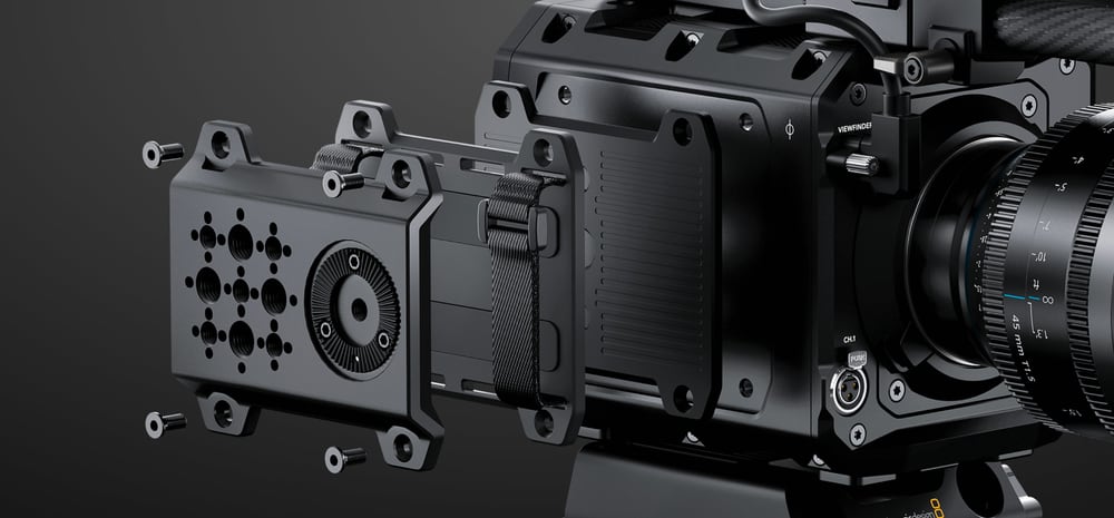 Blackmagic PYXIS 12K EF – Side plates for accessories