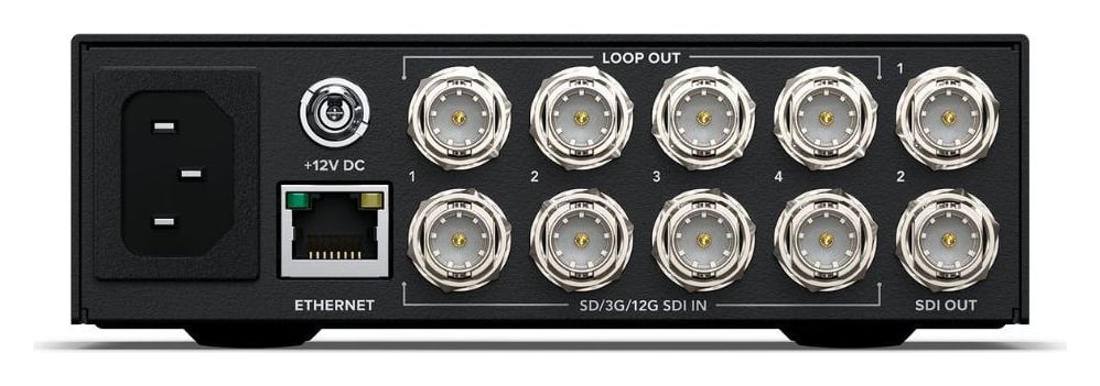 Blackmagic Videohub Mini 4x2 12G – A loop output for every input