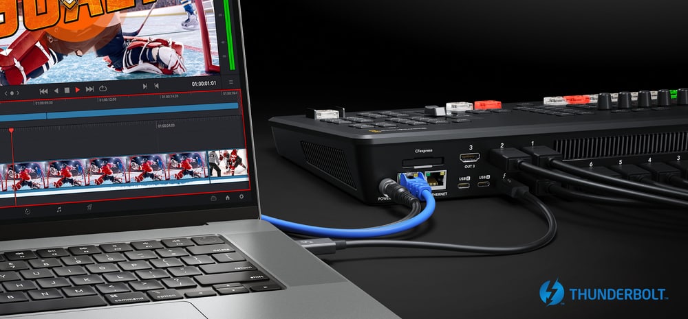 ATEM Mini Extreme ISO G2 – Thunderbolt for recording and playback