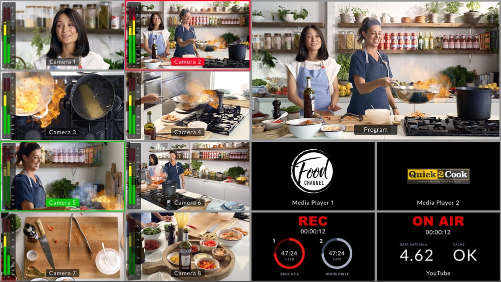 ATEM Mini Extreme ISO G2 – Multiview with up to 16 views