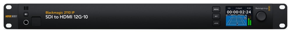 Blackmagic 2110 IP SDI to HDMI 12G-10 – Picture, audio and calibration checks