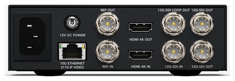 Blackmagic 2110 IP UpDownCross 12G – Uncompromised conversion in a live chain