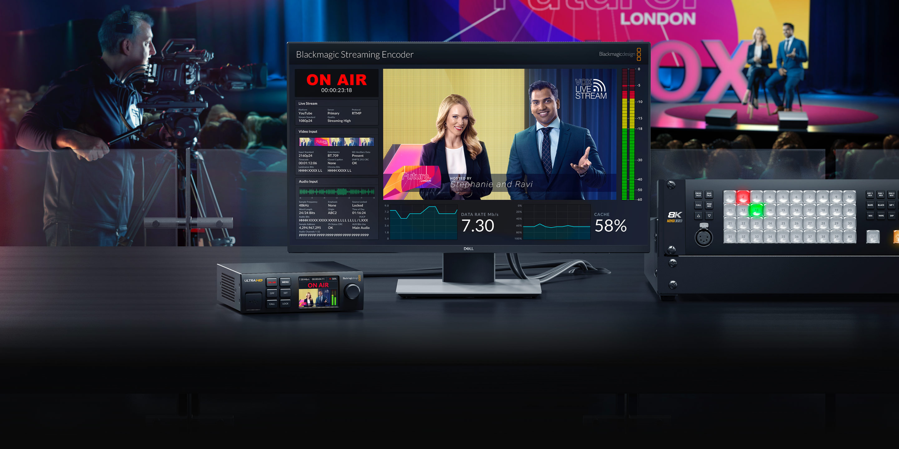 Blackmagic Streaming Encoder 4K in a broadcast workflow