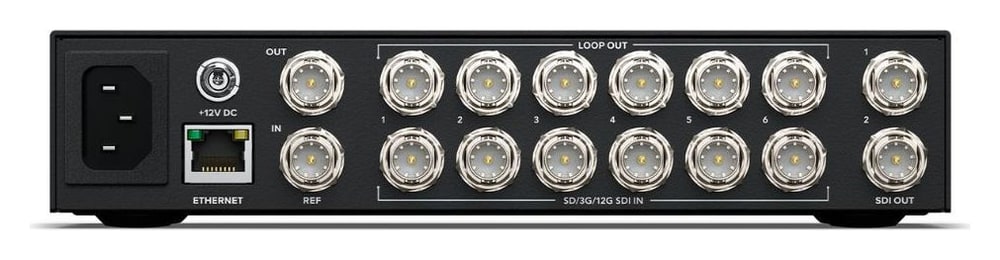 Blackmagic Videohub Mini 6x2 12G – Advanced 12G-SDI for SD, HD and Ultra HD