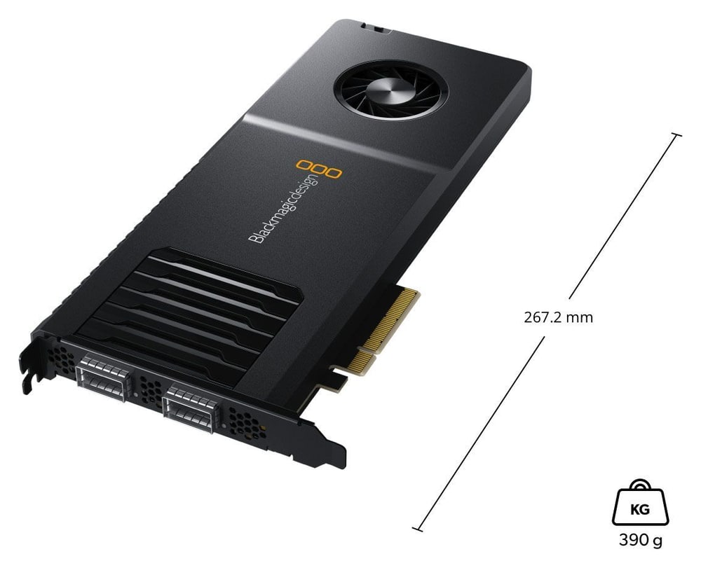 DeckLink IP 100G – Cooling, power and dimensions