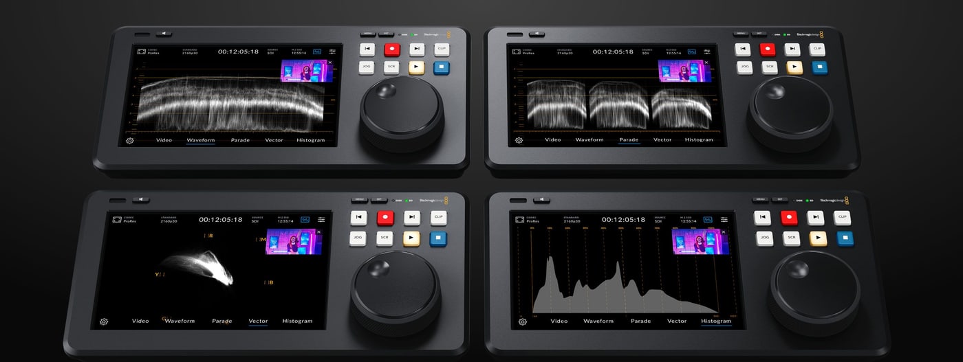 HyperDeck Shuttle 4K Pro – Broadcast scopes