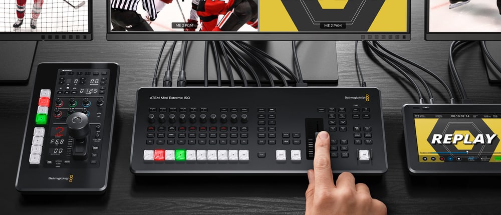ATEM Micro Camera Panel – Blackmagic cameras via HDMI and SDI