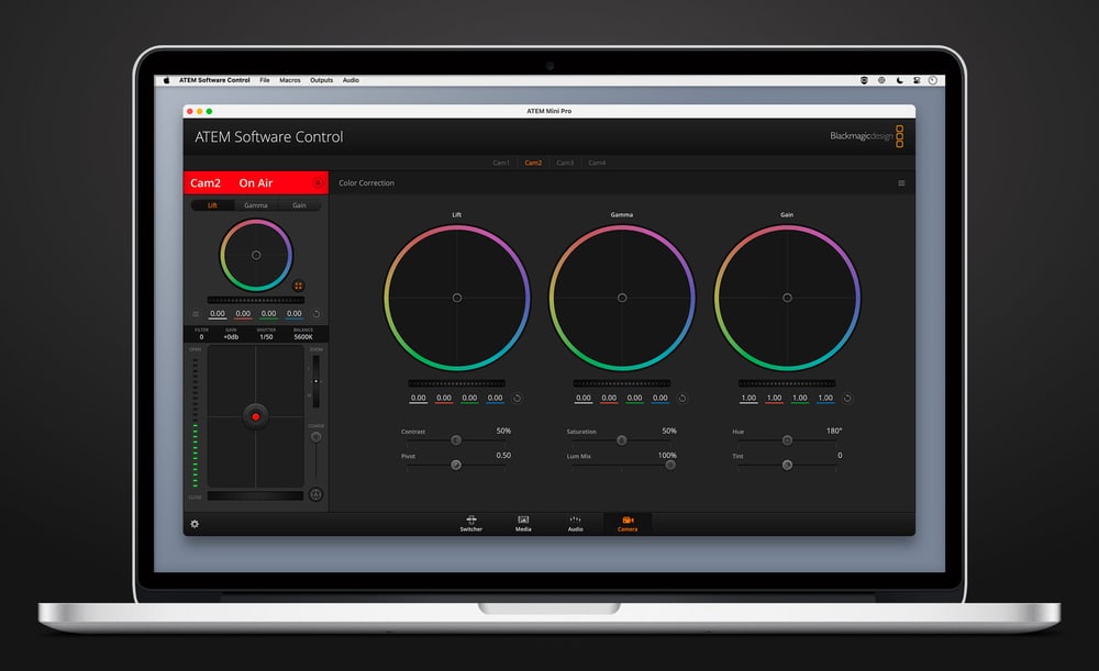 ATEM Micro Camera Panel – Bluetooth, USB-C and its own battery