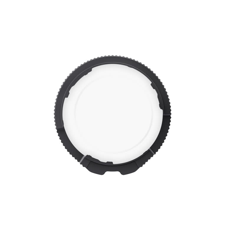 Front detail of an Insta360 X5 lens guard