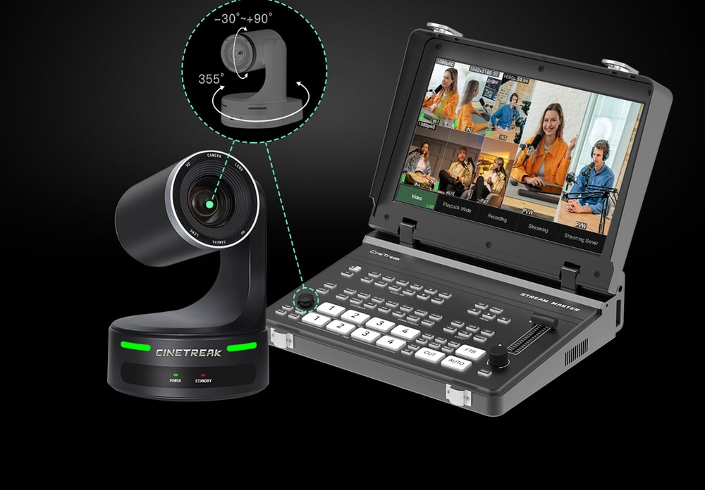 CineTreak Stream Master – PTZ camera control