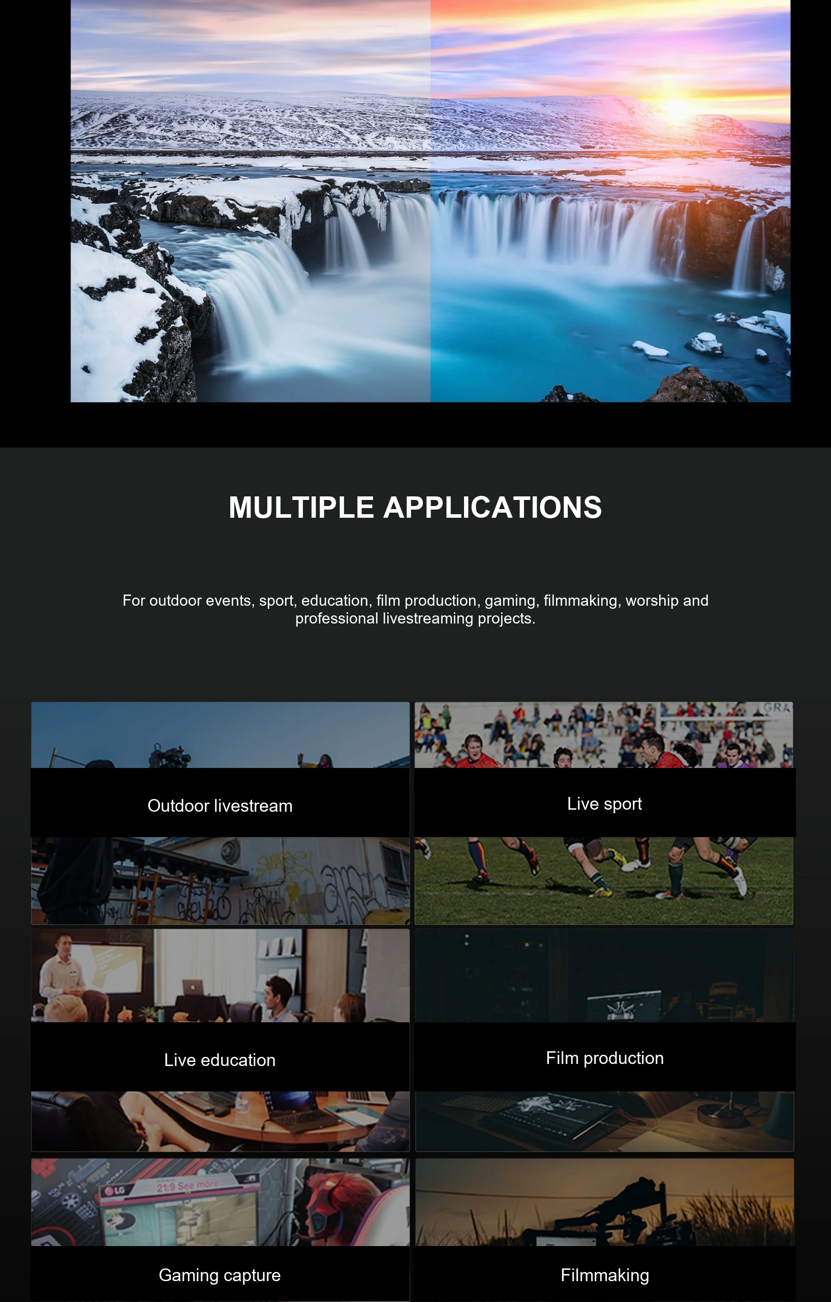 From live streaming to production