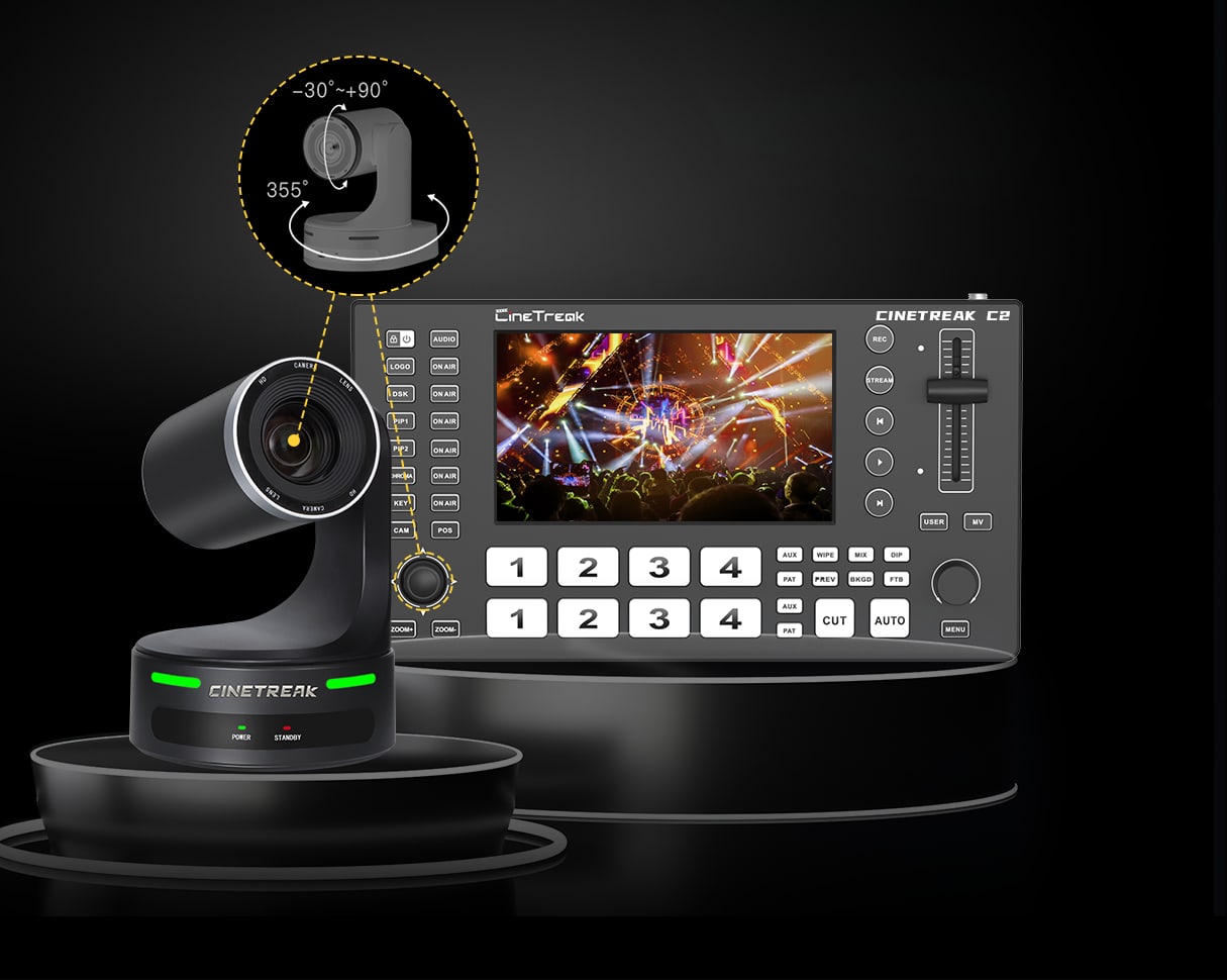 CineTreak Cinelive C2 – PTZ camera control