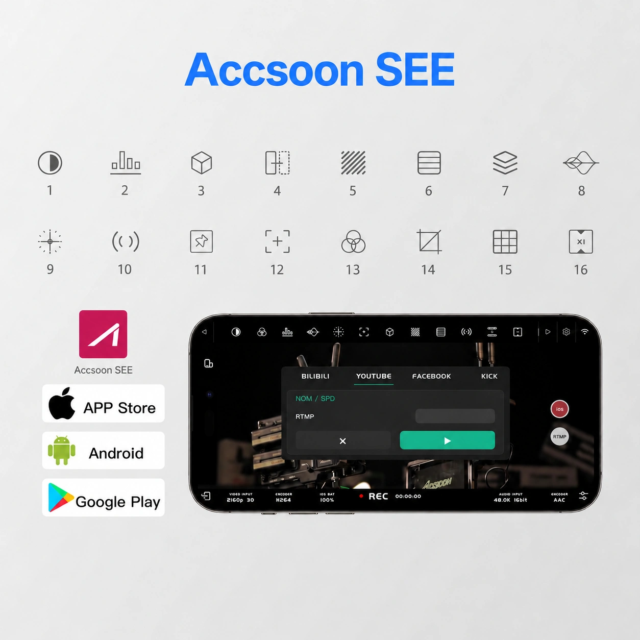 Accsoon SEE monitoring tools