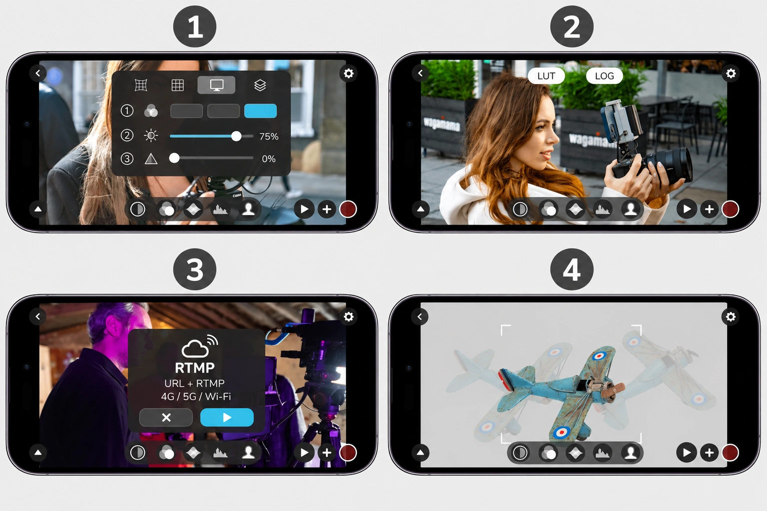Accsoon CineView SE · Preview, record and share