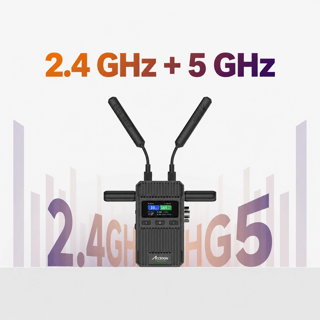 Two bands together · Accsoon CineView 2 SDI