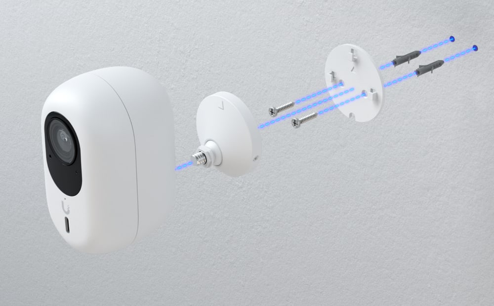 Ubiquiti UniFi Protect G6 Instant, white – Wall mounting in minutes