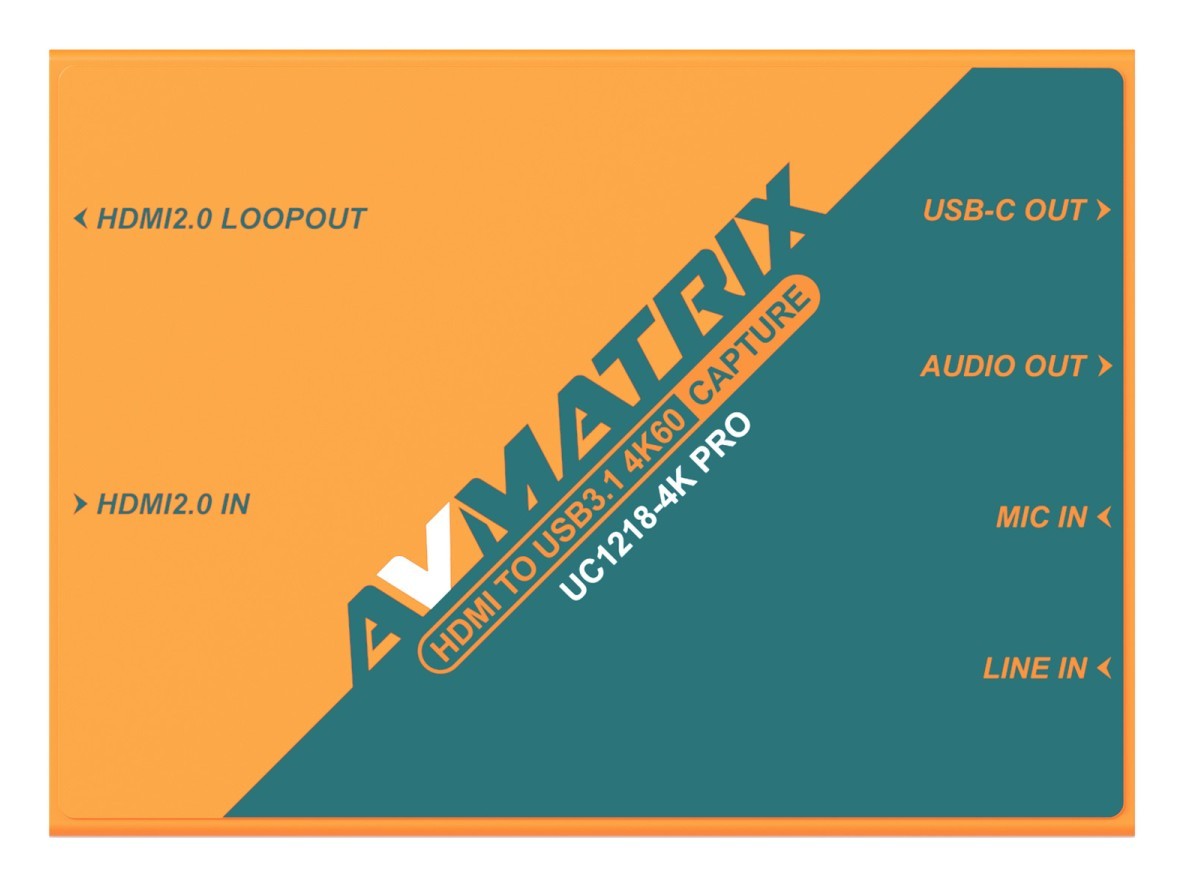 AVMATRIX UC1218-4K PRO – Device view