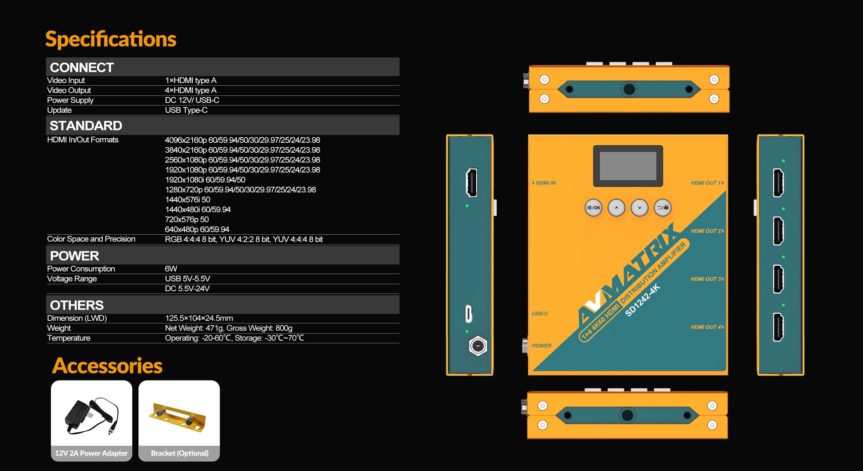 AVMatrix SD1242-4K