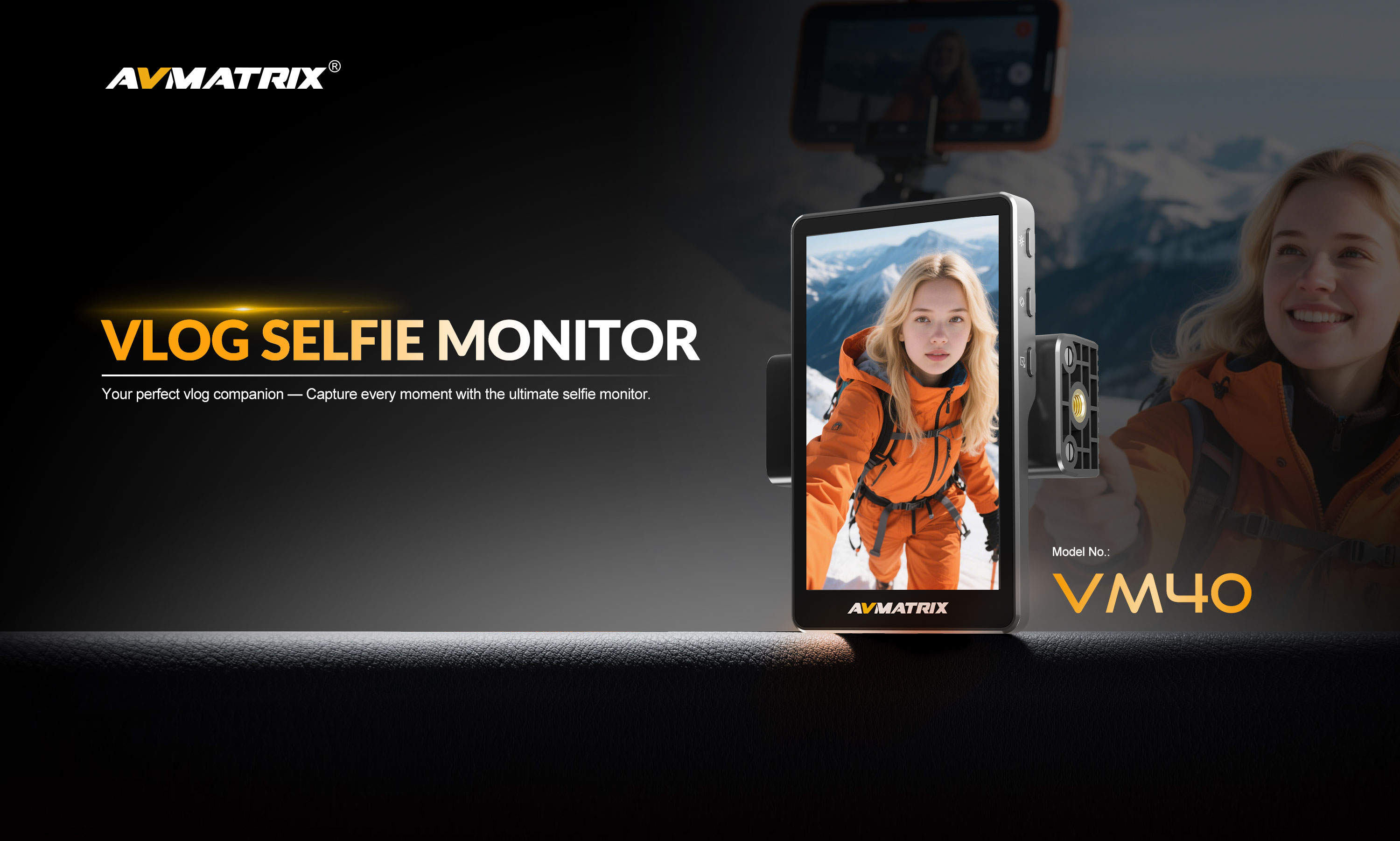 AVMATRIX VM40 Vlog Selfie Monitor
