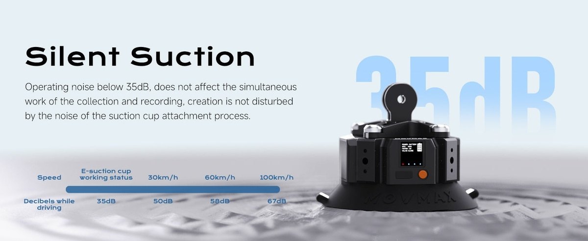 Quiet suction