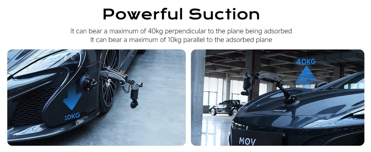 Powerful suction
