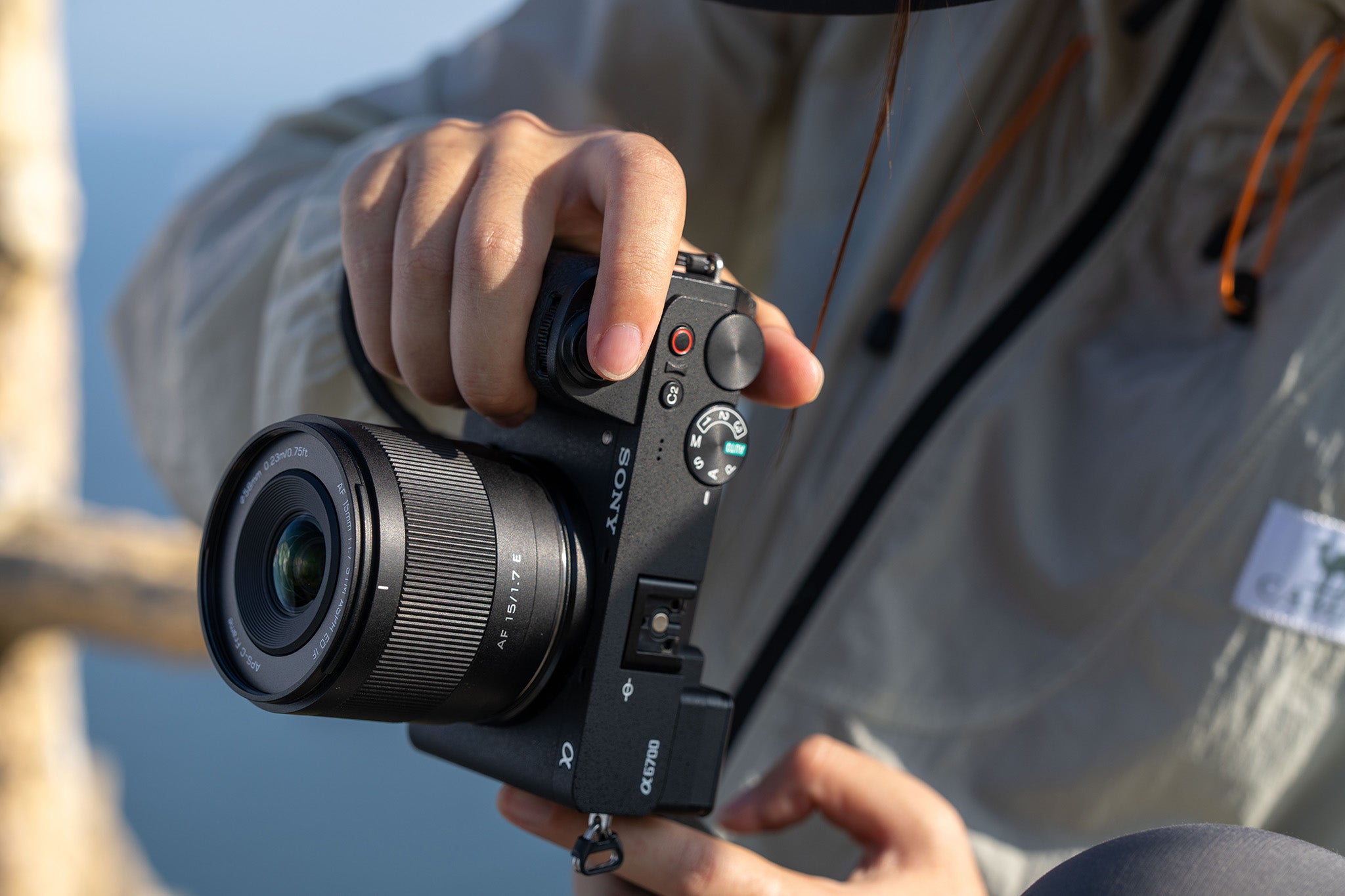 Viltrox 15mm F1.7 Air on camera