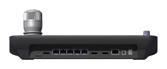 HDMI output and control ports
