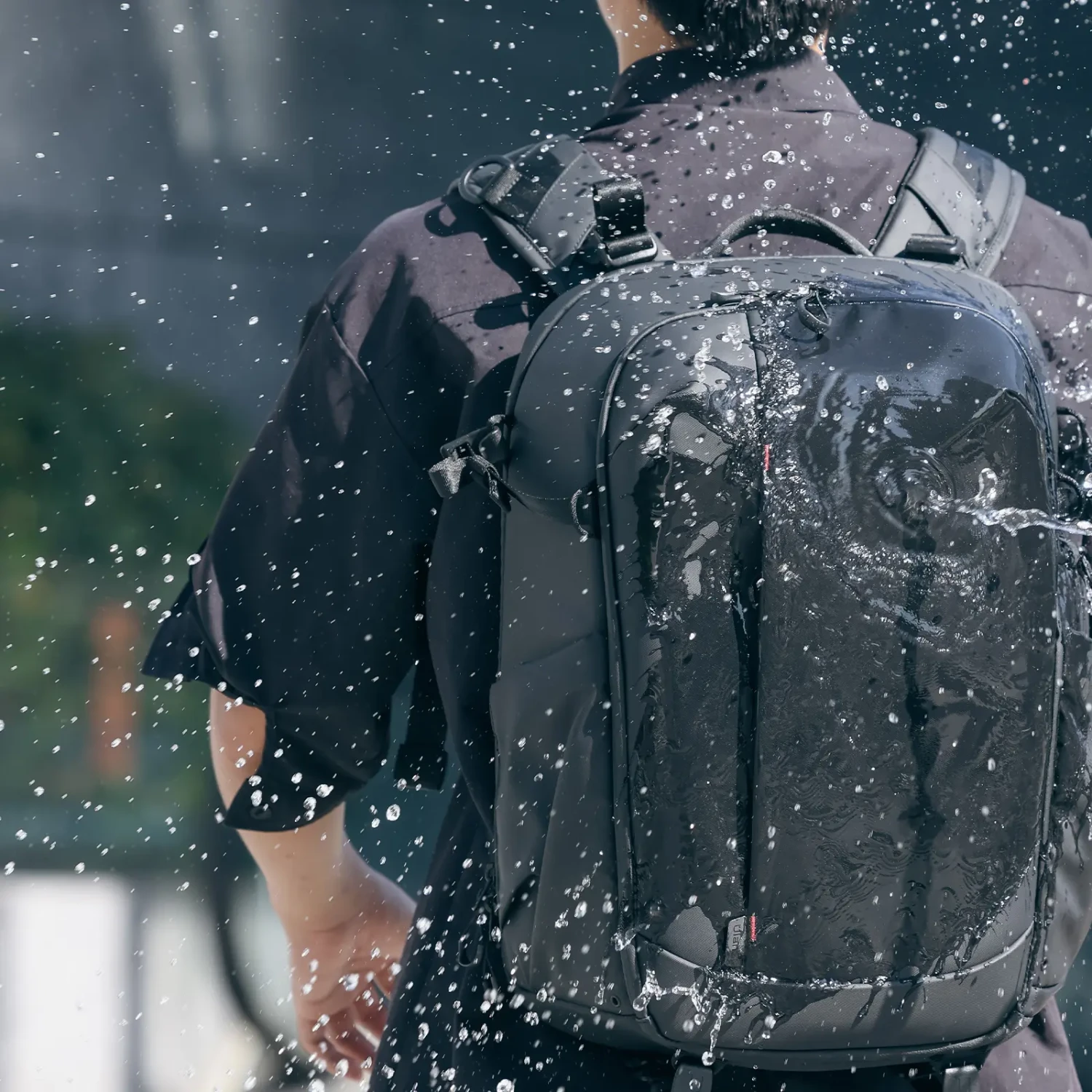 Comfortable on the commute and prepared for bad weather
