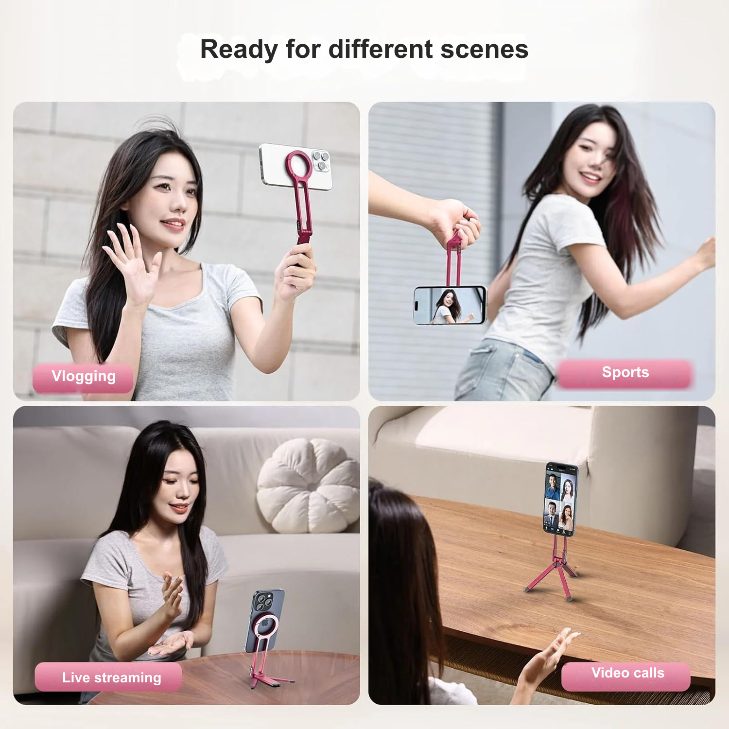 Ready for different scenes