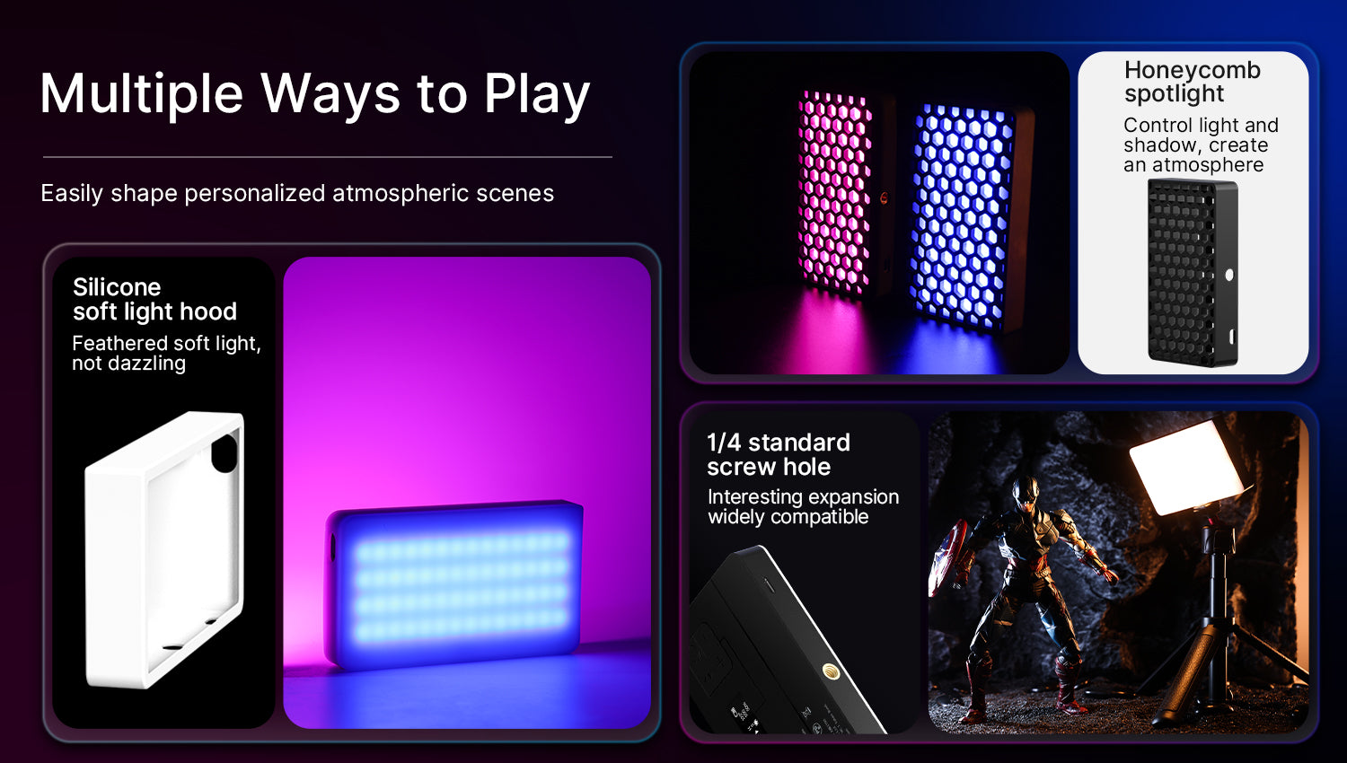 Ulanzi LT002 7" RGB LED Video Light