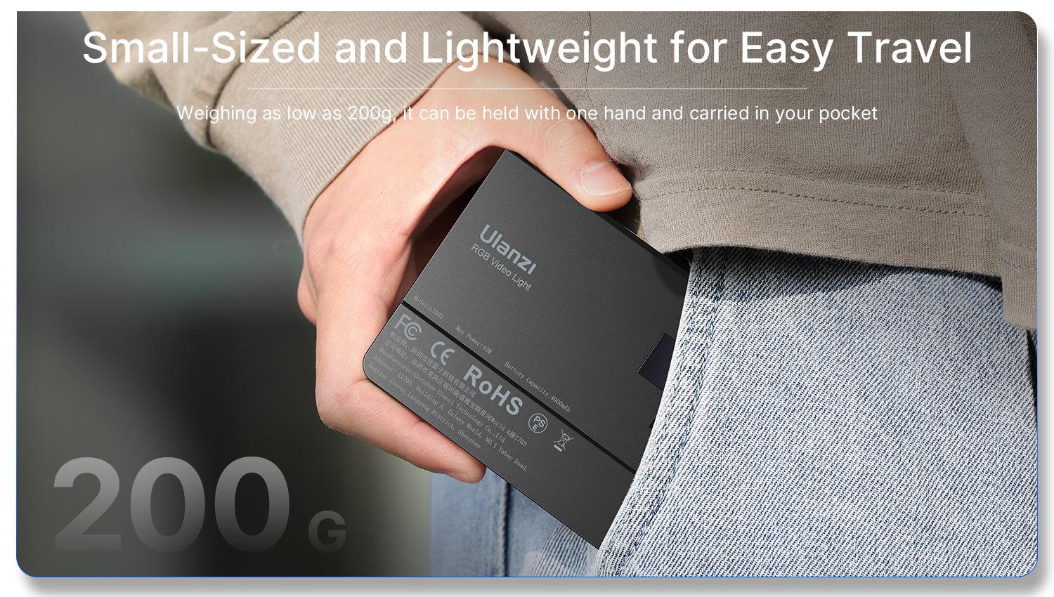 Ulanzi LT002 7" RGB LED Video Light